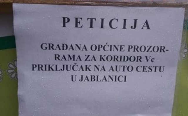 Rama: Potpisivanje peticije za koridor Vc, priključak na autoput u Jablanici