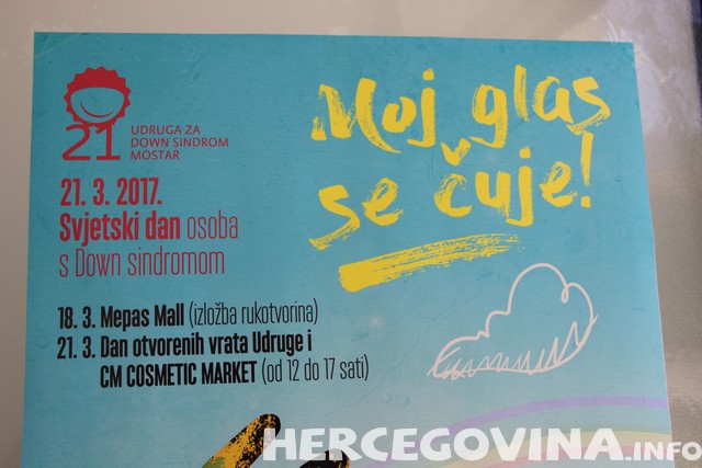 Mostar: Obilježen Svjetski dan sa Down sindromom