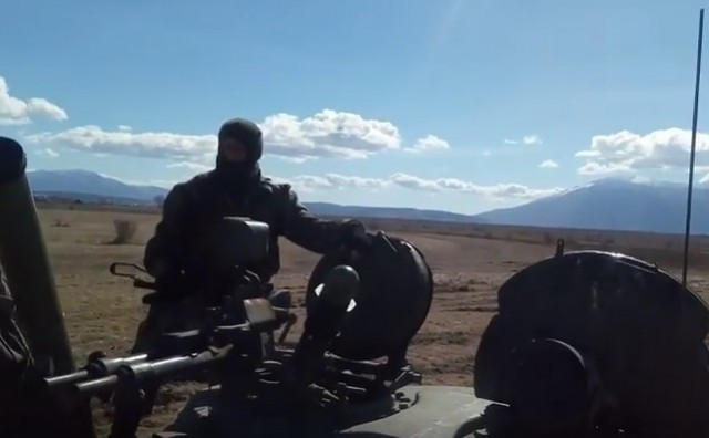 Livno - snimanje filma General vožnja tenkovima 