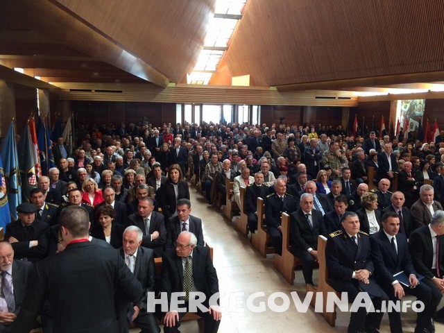 Mostar: Održana sveta misa za poginule i umrle branitelje HVO-a