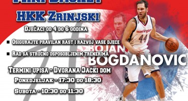 HKK Zrinjski započeo sa Mini basket školom košarke