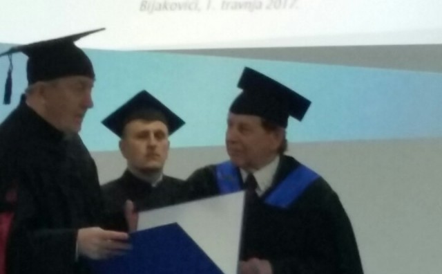 Sveučilište Hercegovina  dodjelilo počasni doktorat gosp. Antonu Kikašu