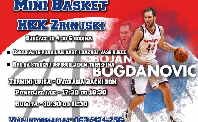 HKK Zrinjski, mini basket, Bojan Bogdanović