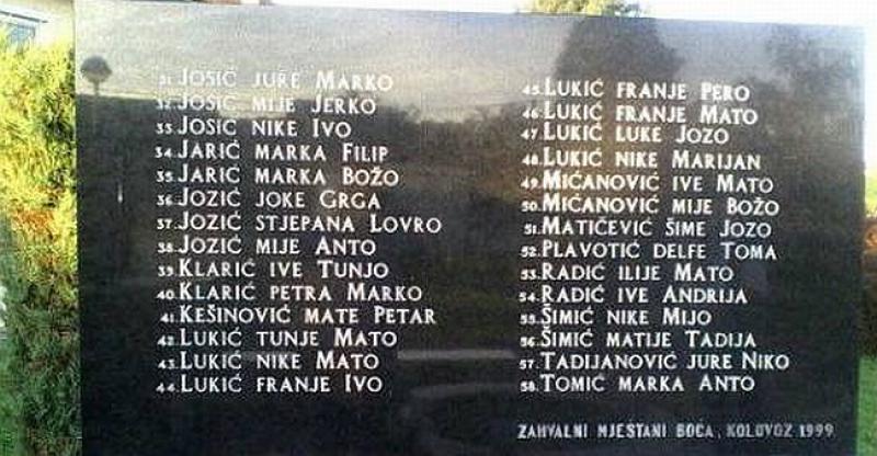 Svi su pobijeni bez dokazane krivice i suda