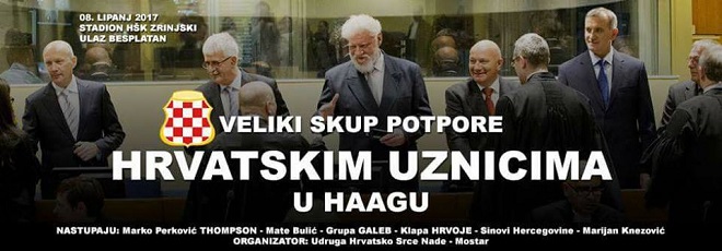 Hvidra Mostar: Poziv na veliki skup potpore Hrvatskim uznicima u Haagu