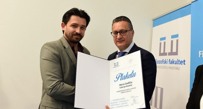 Plaketa mostarskoga Filozofskog fakulteta dodijeljena direktoru Aluminija Mariju Gadžiću