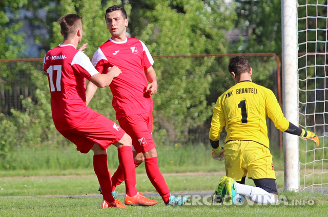 Nogometaši Branitelja neokrznuti i u derbiju u Konjicu