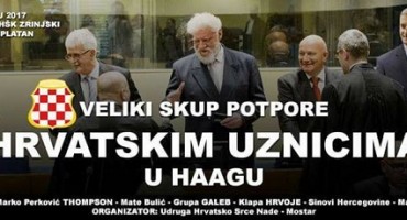 Mostar: Skup Potpore Hrvatskim Uznicima u Den Haagu