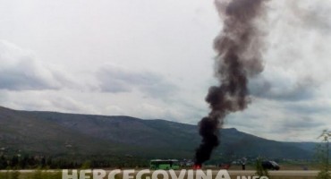 Zračna luka Mostar, vježba