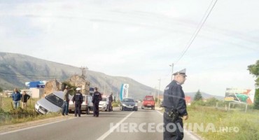 Mostar: Prometna nesreća sa većom materijalnom štetom