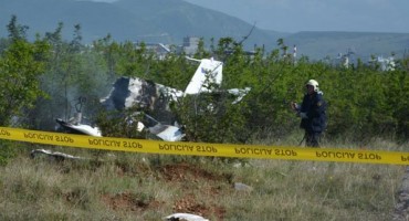 Zrakoplov kod Mostara pao zbog srčanog udara pilota