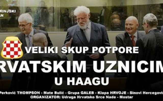 Mostar: Skup Potpore Hrvatskim Uznicima u Den Haagu