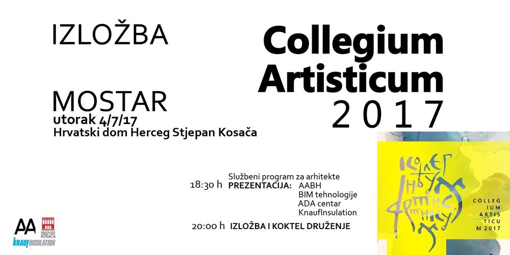 IZLOŽBA: Collegium artisticum 2017 u Mostaru