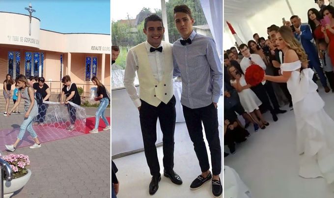 Mateo Kovačić ženi lijepu Izabelu: Povorka krenula po mladu uz pjesmu Moja Hercegovina