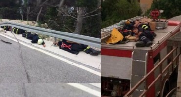 vatrogasci, Makarska