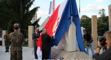 Mostar: Otkriven spomenik poginulim pripadnicima IV. bojne Tihomir Mišić 