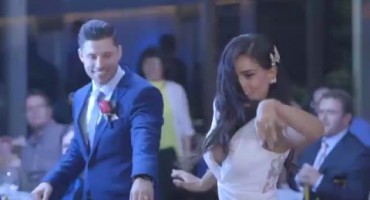 Mladenci razvalili prvi ples