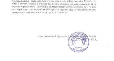 Priopćenje OŠ Bijakovići