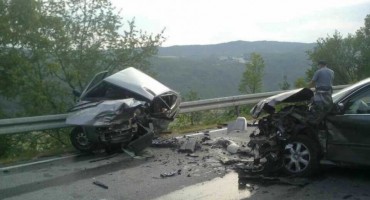 teža prometna nezgoda