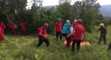 Pogledajte kako je tekla akciju spašavanja unesrećene planinarke nedaleko od Mostara