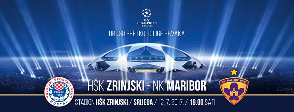 HŠK Zrinjski: Ulaznice za Maribor u prodaji od ponedjeljka