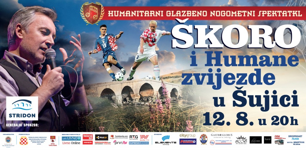 12.08. Humanitarno nogometno glazbeni spektakl u Šujici