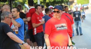 NK Široki Brijeg: Pogledajte atmosferu na Pecari uoči utakmice protiv Aberdeena