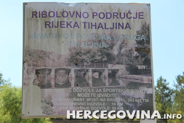 Hercegovina info na kupalištu Veliki most Tihaljina
