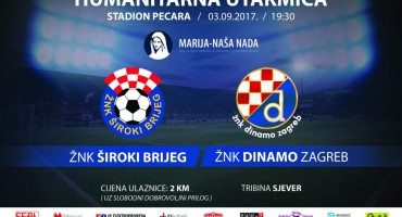 Humanitarna utakmica: ŽNK Široki Brijeg-ŽNK Dinamo Zagreb