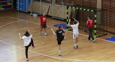 Polaznik Rukometne Akademije Čapljina Krešimir Krešić na probi u RK Nexe iz Našica