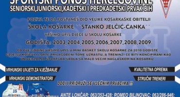 HKK Široki: Upis u školu košarke 'Stanko Jelčić Ćanka'