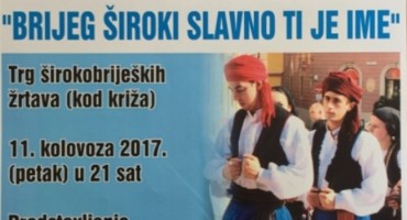 Večer folklora u Širokom Brijegu 11. kolovoza