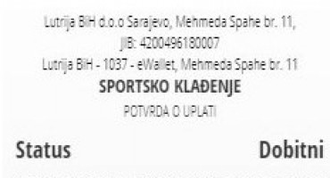 Uplatio pet i ostvario dobitak veći od 10 tisuća maraka