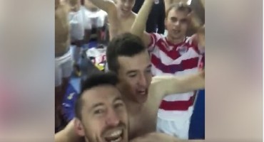 Ludnica u svlačionici Zrinjskog nakon pobjede: Hej dušo ko nam brani da bude sve ko lani