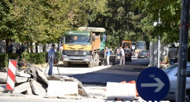 Mostar, radovi, asfaltiranje