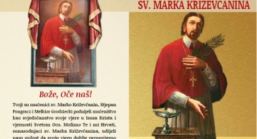 biskup požeški mons. Antun Škvorčević, Sveti Marko Križevčanin 