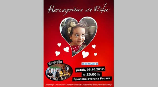 Široki Brijeg: Humanitarni koncert 'Hercegovina za Ritu'