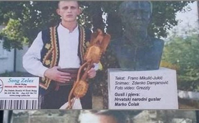 Marko Čolak opjevao generala Zadru u svom prvom CD-u: 'Nebom leti iznad Vukovara, Vučedolska golubica stara...'