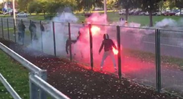 Brutalan obračun u Zagrebu: Bakljom htjeli zapaliti navijača!