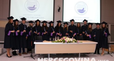 Mostar: Održana svečana promocija druge generacije magistara farmacije Farmaceutskog fakulteta Sveučilišta u Mostaru