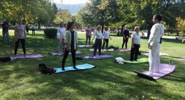 Yoga u mostarskom parku Zrinjevac najavila sajam Good life