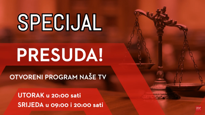 Konačnu presudu šestorici Hrvata pratite uživo u programu Naše TV