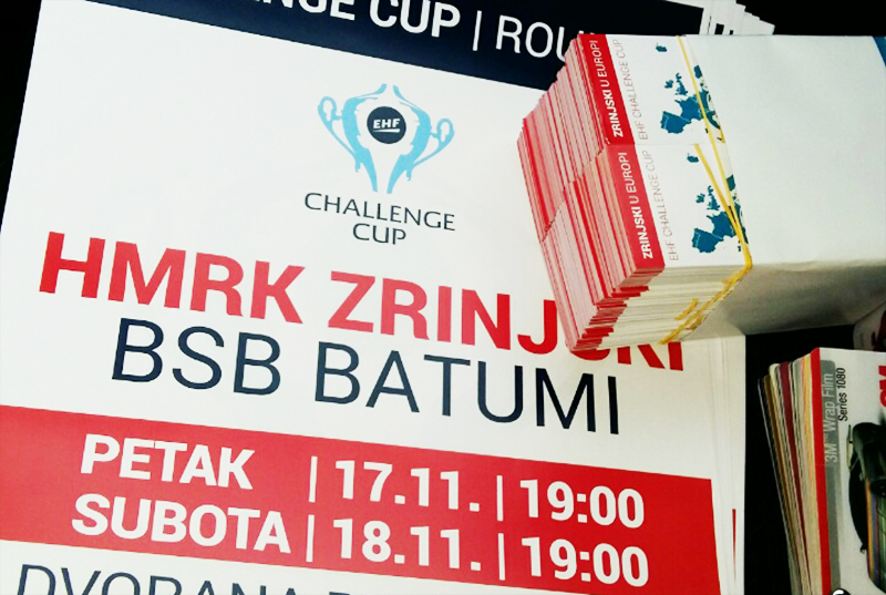HMRK Zrinjski: U pretprodaji ulaznice za EHF Challenge Cup