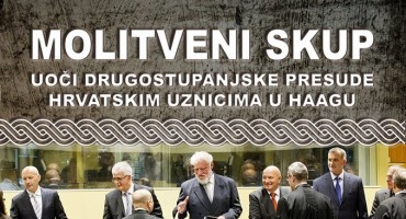 Mostar: Molitveni skup Hrvatskim uznicima u Haagu