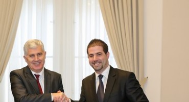 Mladež HDZ-a BiH Mostar u posjeti predsjedatelju Predsjedništva BiH