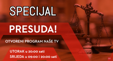 Konačnu presudu šestorici Hrvata pratite uživo u programu Naše TV  
