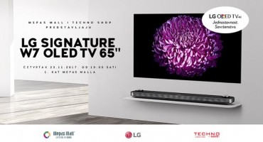 Mostar: Promocija LG Signature W7 OLED TV 65