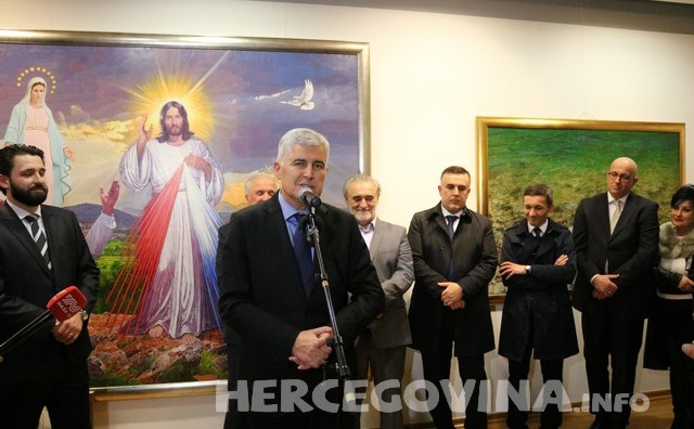 Predsjednik Čović otvorio izložbu Marina Topića, mostarski likovni događaj godine