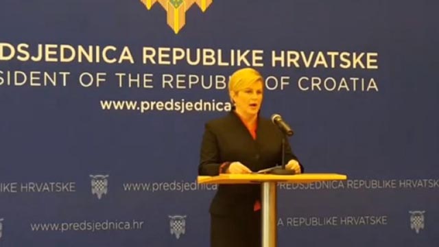 Grabar-Kitarović: Šestorici Hrvata neću oduzeti odlikovanja