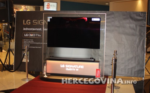 Mostar: Predstavljen LG Signature W7 OLED TV 